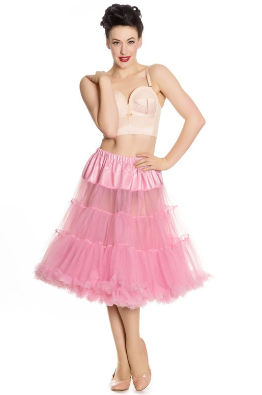 Long Petticoat in Bubblegum Pink by Hell Bunny