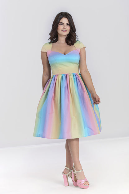 Halo 50s Mid Dress by Hell Bunny