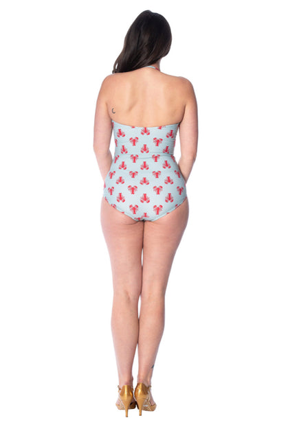 Lobster Print Swimsuit by Banned
