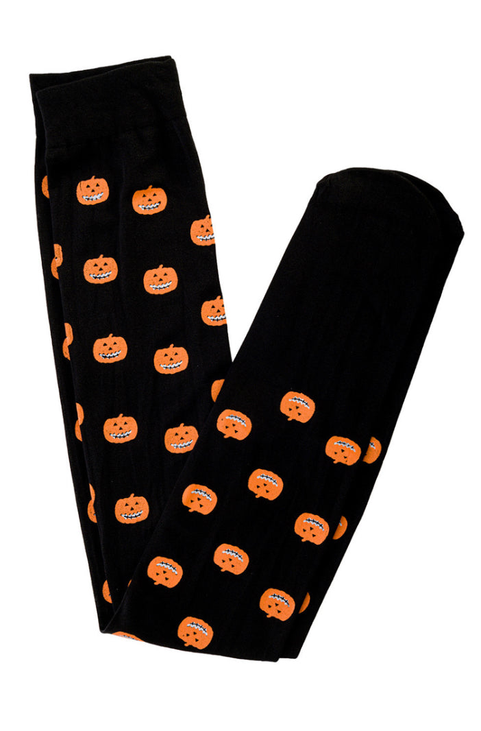 Pumpkin Spice Knee High Stockings by Banned