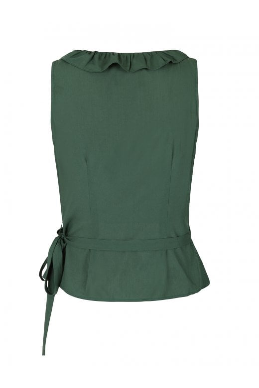 Gwenda Top in Green by Collectif
