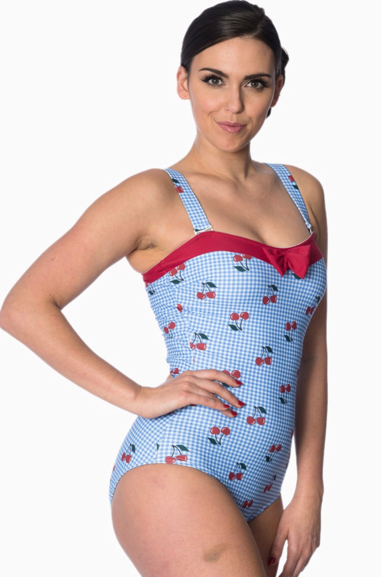 Cherry Love Swimsuit by Banned