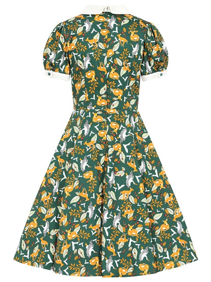 Peta Wild Berry Fields Swing Dress by Collectif