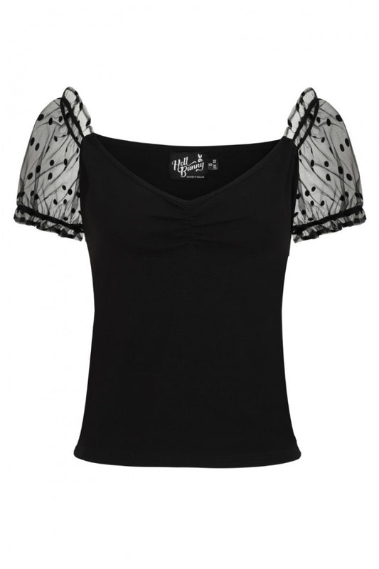 Amandine Top by Hell Bunny