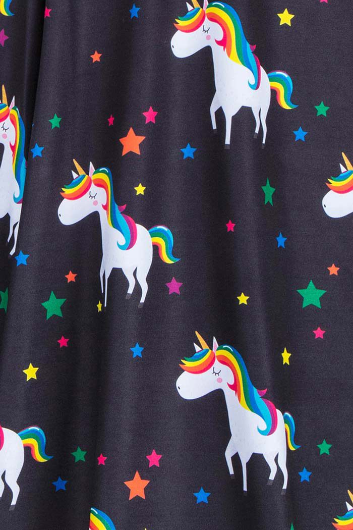 Rainbow Unicorn Lyra Dress by Lady Vintage