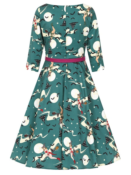 Suzanne Witches Swing Dress by Collectif