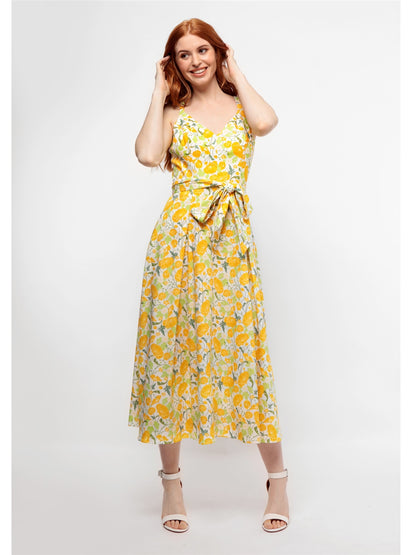 Jayleen Buttercup Floral Dress by Bright And Beautiful