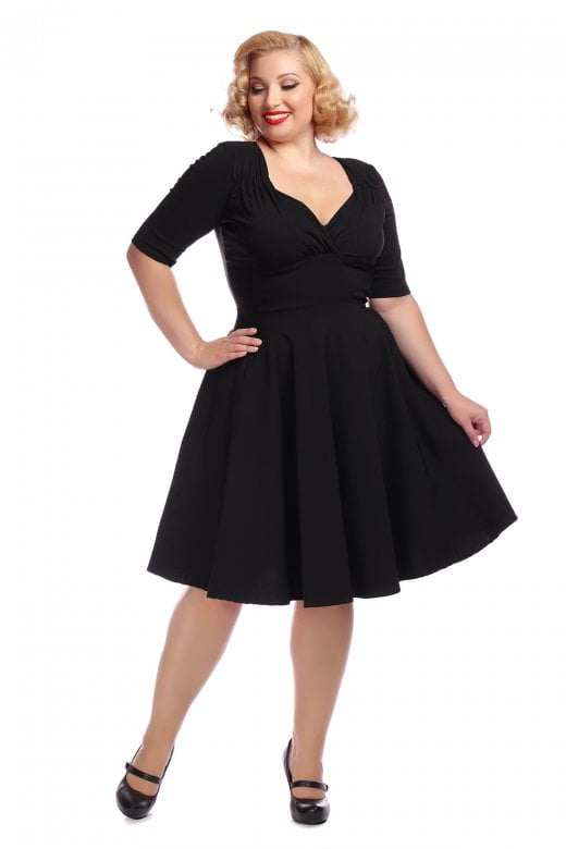 Trixie Doll Dress in Black by Collectif