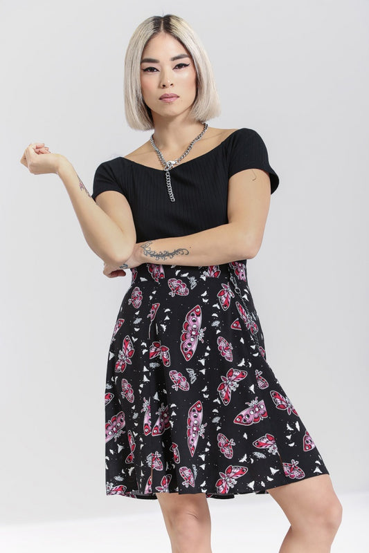 In The Moonlight Mini Skirt från Hell Bunny
