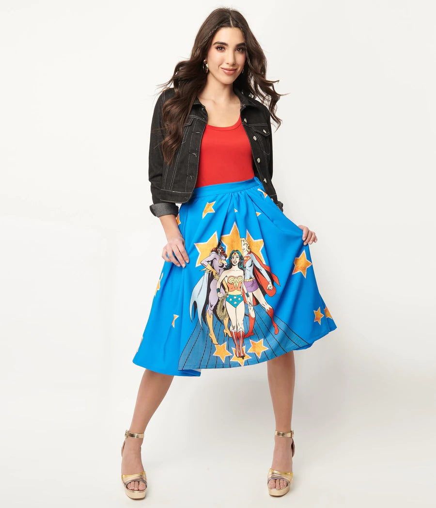 Women Of DC Main Attraction Swing Skirt by Unique Vintage
