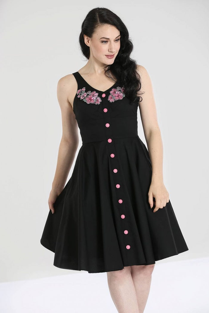 Lucy Mid Dress by Hell Bunny