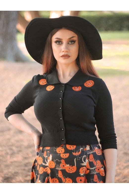 Halette Pumpkin Cardigan by Collectif