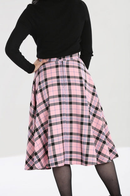 Dalston 50s Skirt in Pink by Hell Bunny