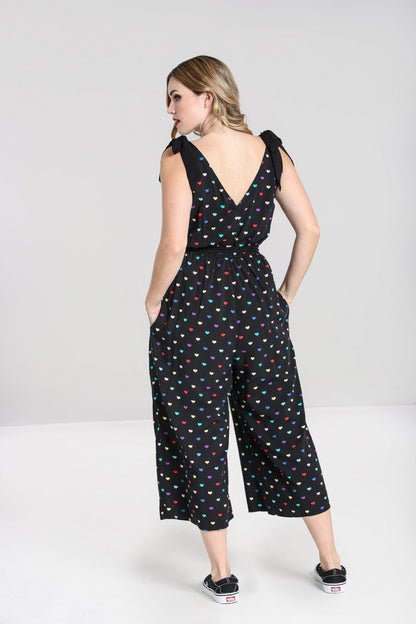 True Love Jumpsuit by Hell Bunny