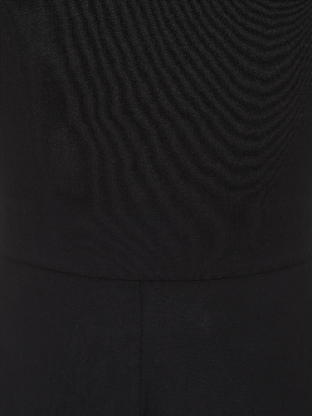 Sasha Plain Black Mini Flared Dress by Collectif
