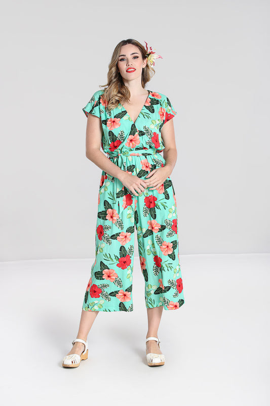 Moana Jumpsuit by Hell Bunny