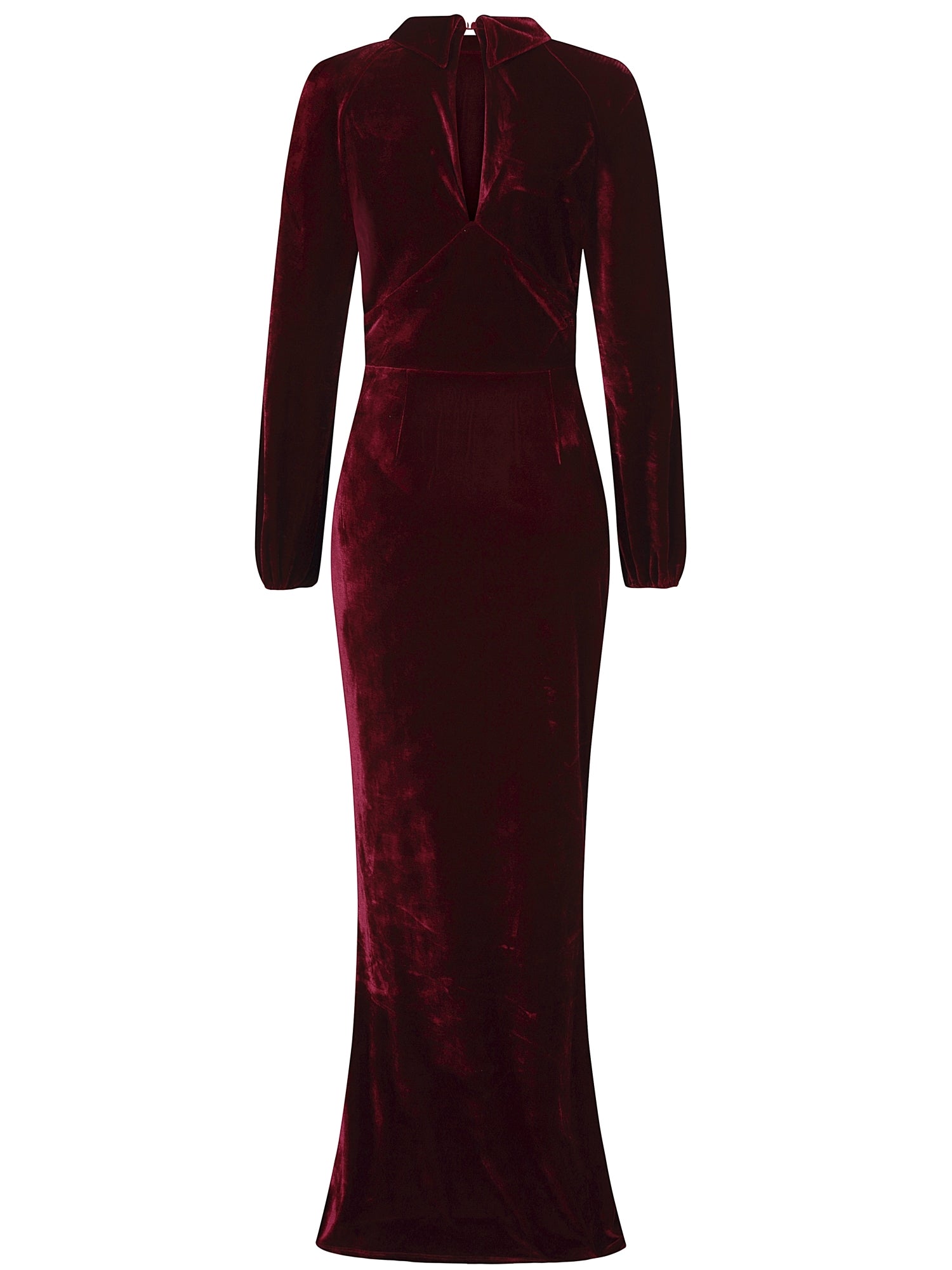 collectif red velvet dress Collectif Women's Red Velvet Pencil Dress, UK14