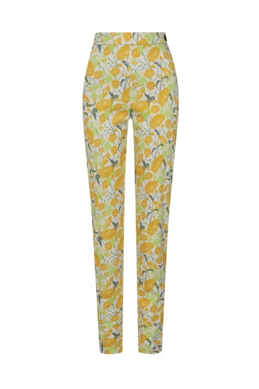 Penny Buttercup Floral Trousers by Bright And Beautiful
