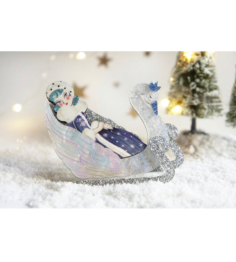 Snow Queen Brooch by Laliblue