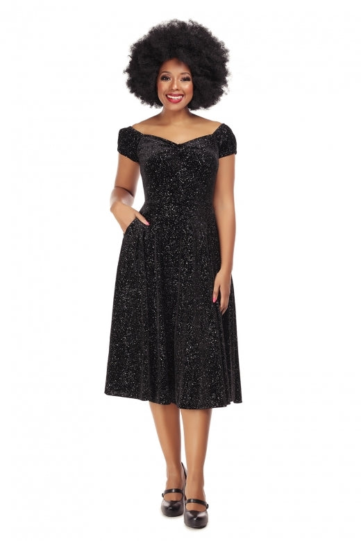 Dolores Glitter Drops Doll Dress by Collectif
