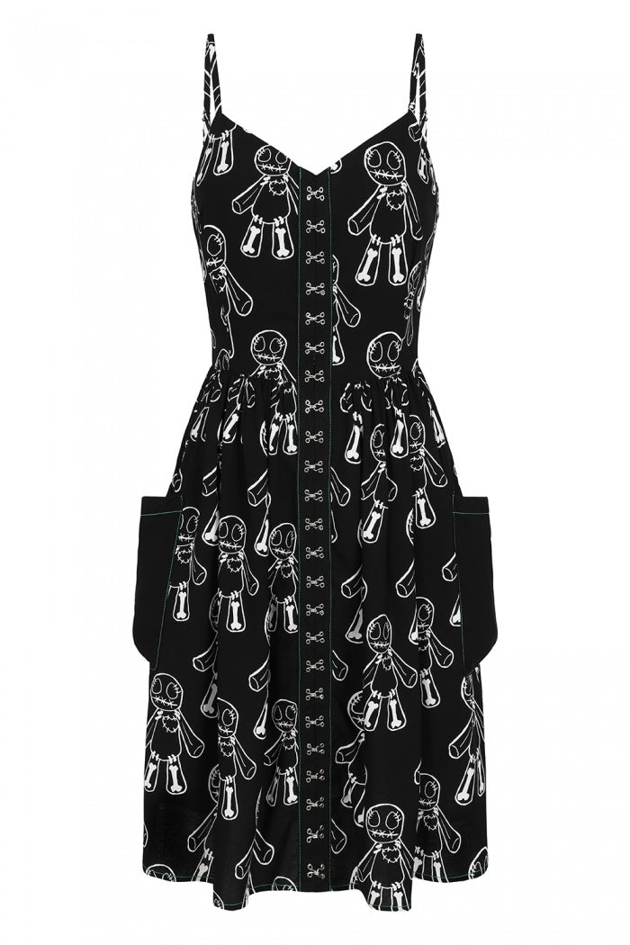 Voodoo Mid Dress by Hell Bunny