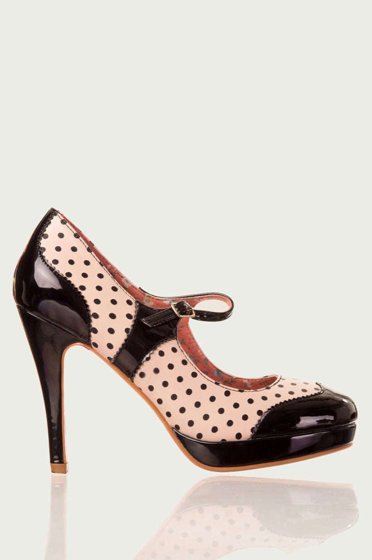 Dotty Mary Jane Heels by Banned
