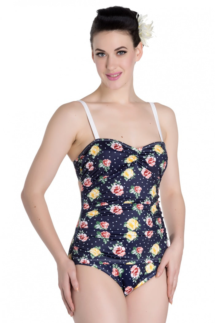 Emma Underwired Swimsuit Vintage Retro Swimwear