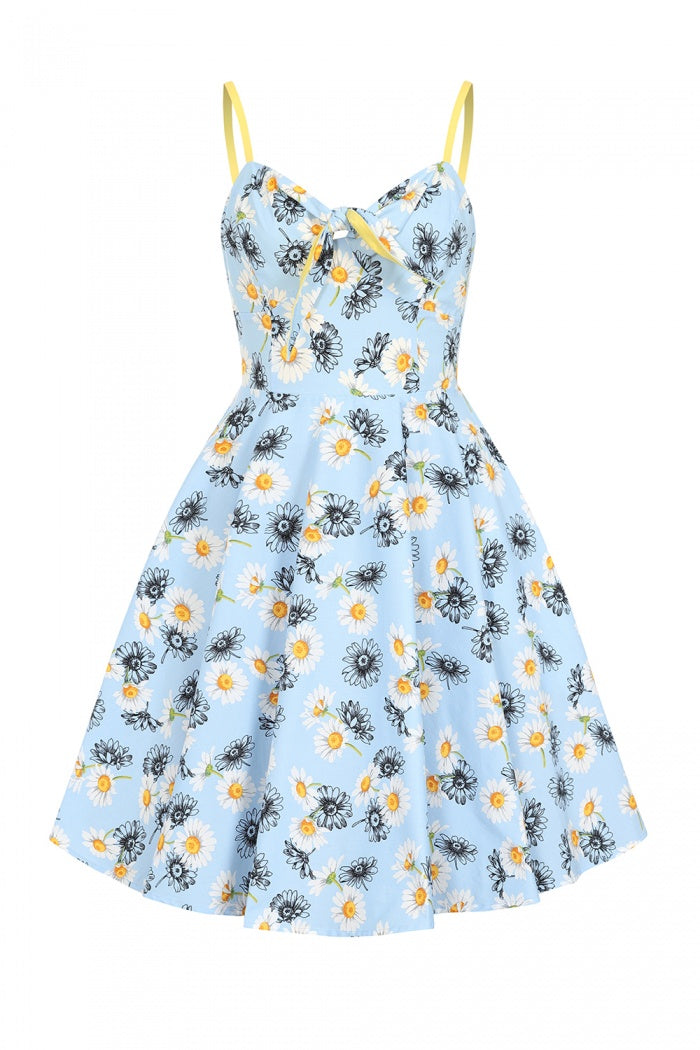Daisy Mid Dress by Hell Bunny