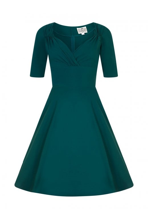 Trixie Doll Dress in Teal by Collectif