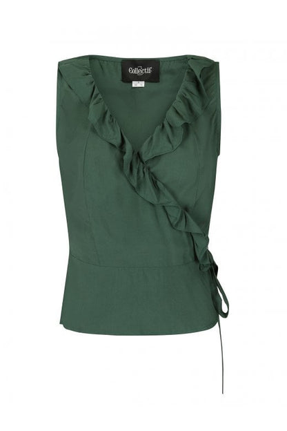 Gwenda Top in Green by Collectif