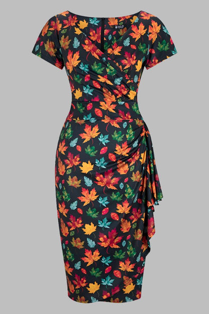 Autumn Leaves Elsie Dress by Lady Vintage Lemonie Boutique Autumn Leaves Elsie Dress by Lady Vintage Lemonie Boutique